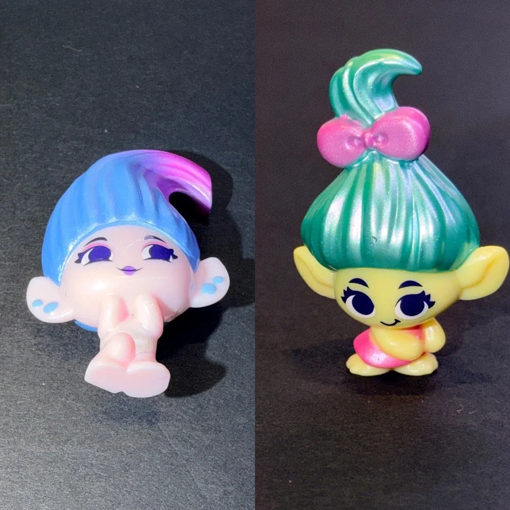 2 Moose Toys Trolls 3 Band Together Mineez Viva Metallic Mini Figures